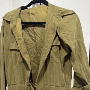 Olive Green Women's Romper